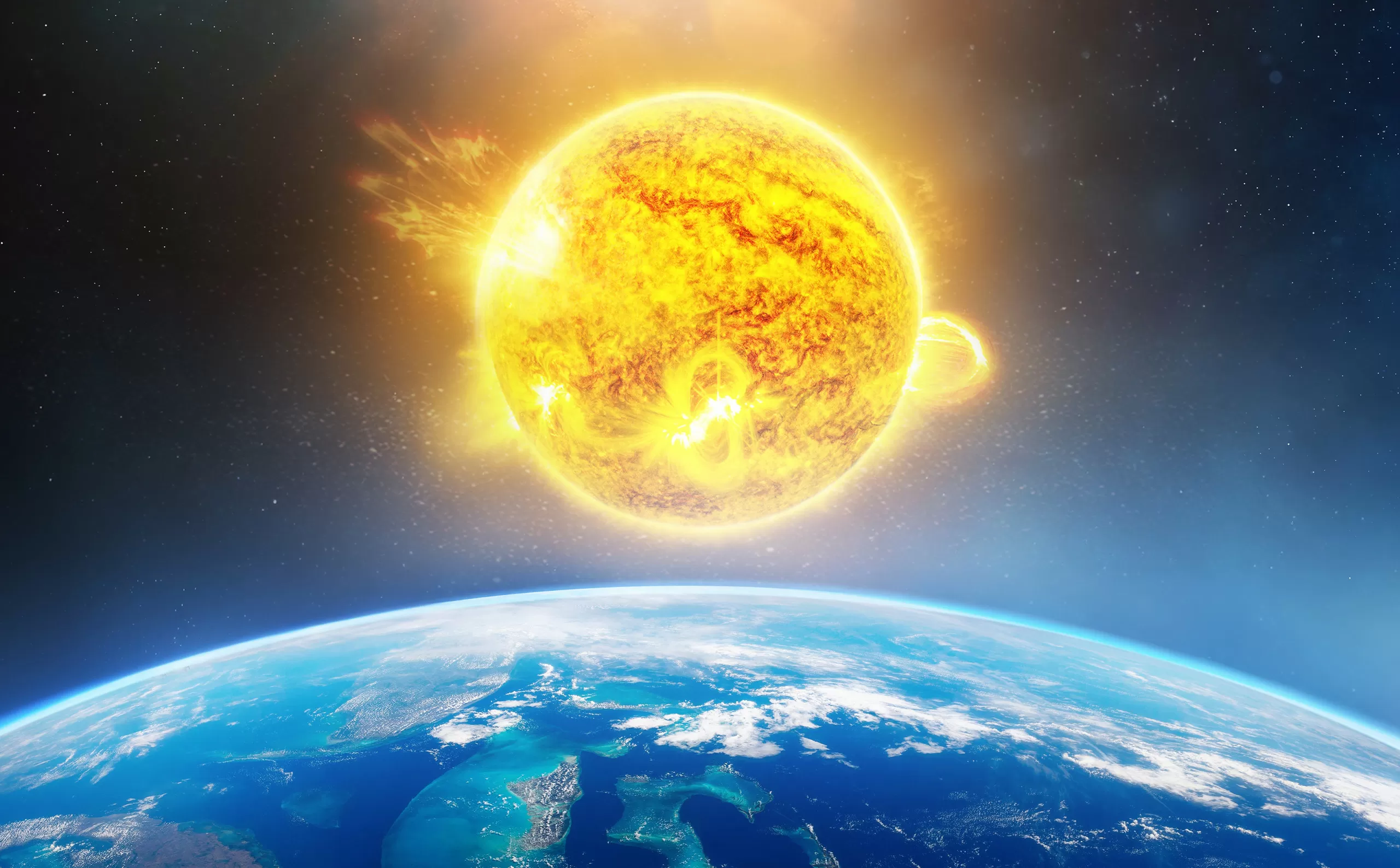 Sol produz 10 erupções do tipo mais violento em menos de uma semana
