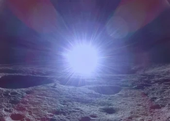 Sonda capta primeiro nascer do sol a partir da Lua