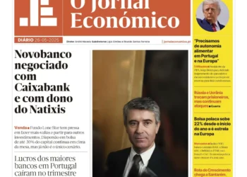 A primeira página do Jornal Económico de 26 de maio