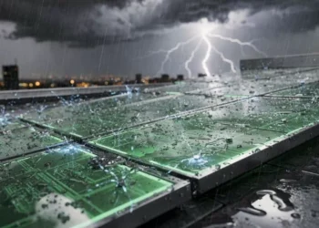 O sistema inovador que transforma pingos de chuva em eletricidade