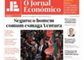 A primeira página do Jornal Económico de 9 de fevereiro