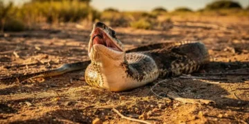 A cobra que merece um Oscar por fingir a própria morte para fugir do perigo